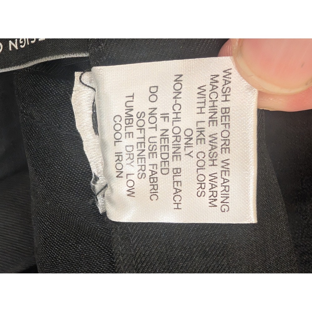 Cintas Men's Design Collective Dress Pants 42x30 Black Elastic Waist Business - Picture 6 of 8
